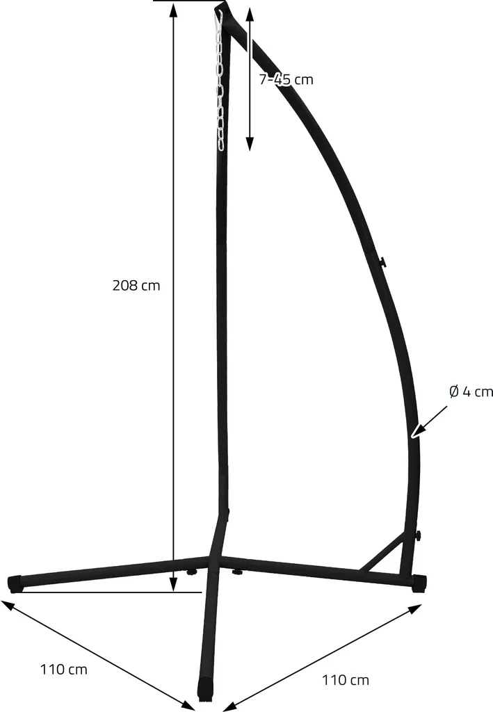 Fauteuil Suspendu sans Perçage : Confort 120kg avec Support Macramé