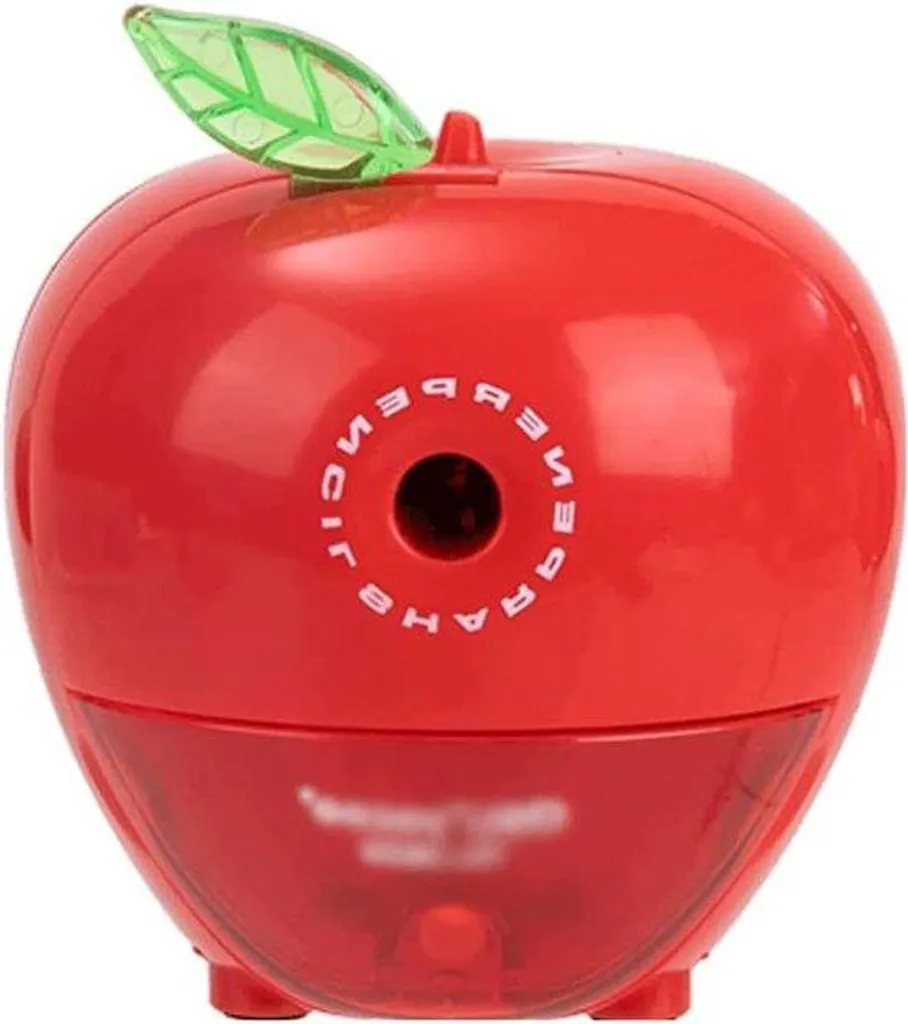 Taille-crayon à manivelle pour bureau, design ergonomique pour enfants