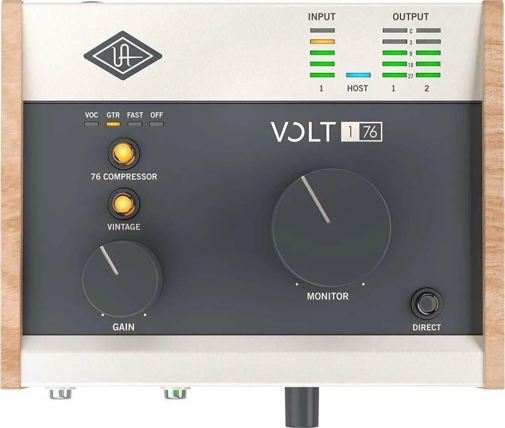 Interface Audio USB-C Universal Audio Volt 176 avec Compresseur 76