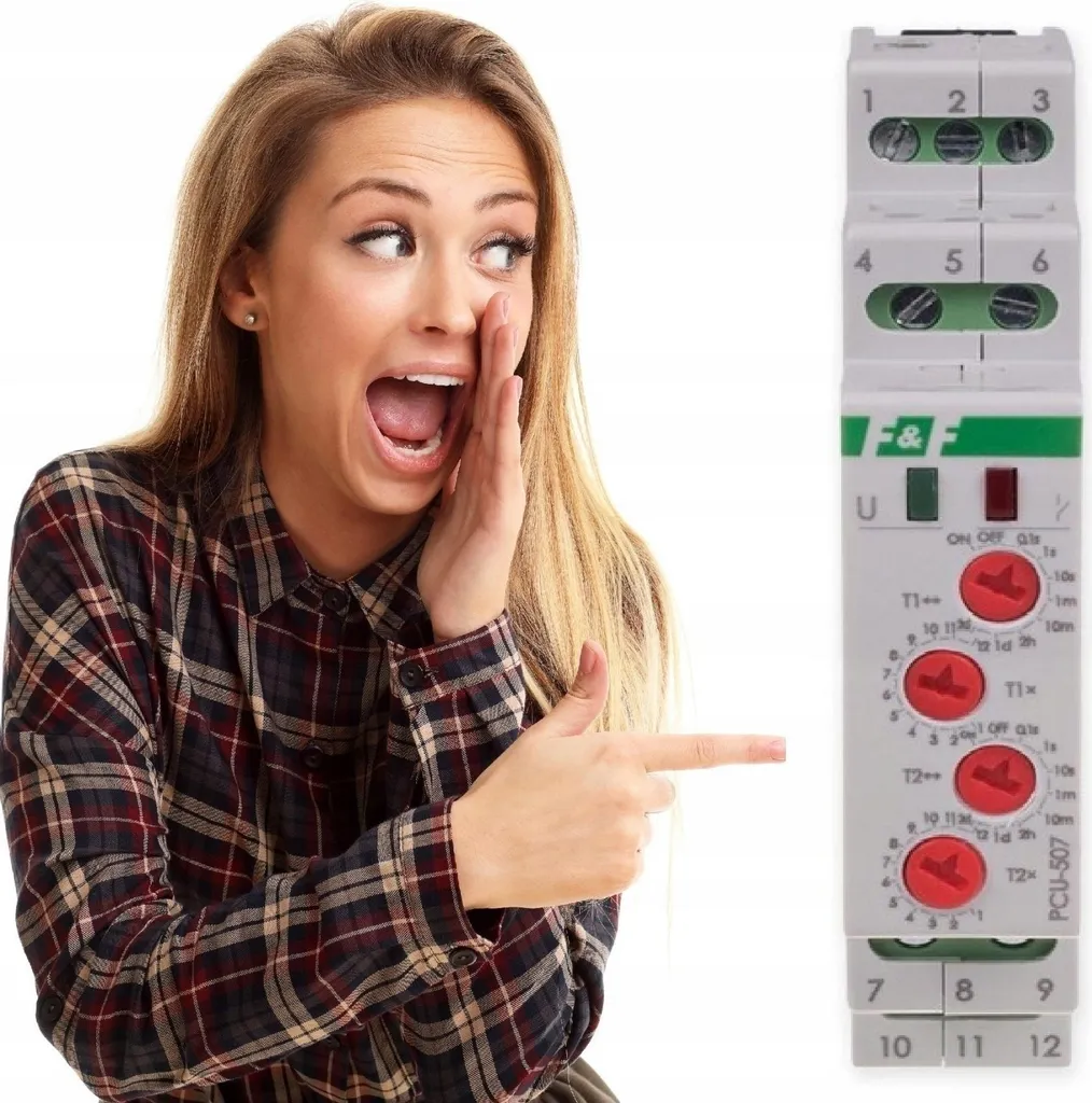 Relais temporisé PCU-507 : solution pour cycles automatiques 230V