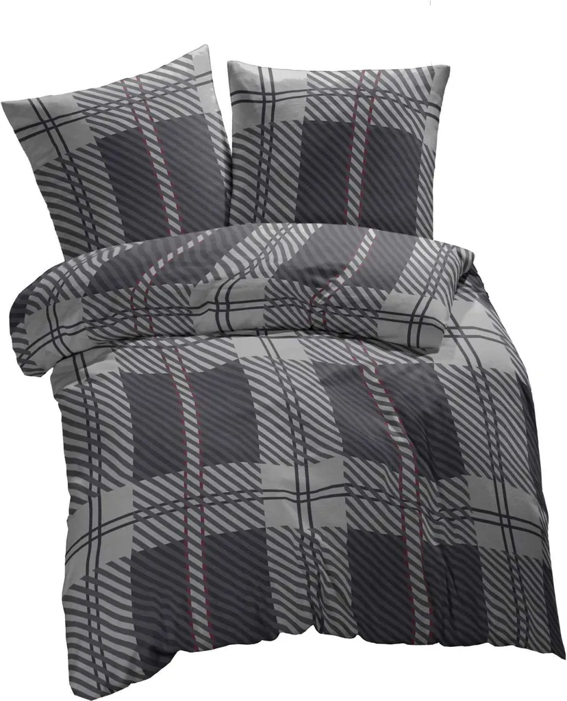 Vivi il Comfort: Copripiumino ETÉREA 200x220 Cotone Renforcé Grigio