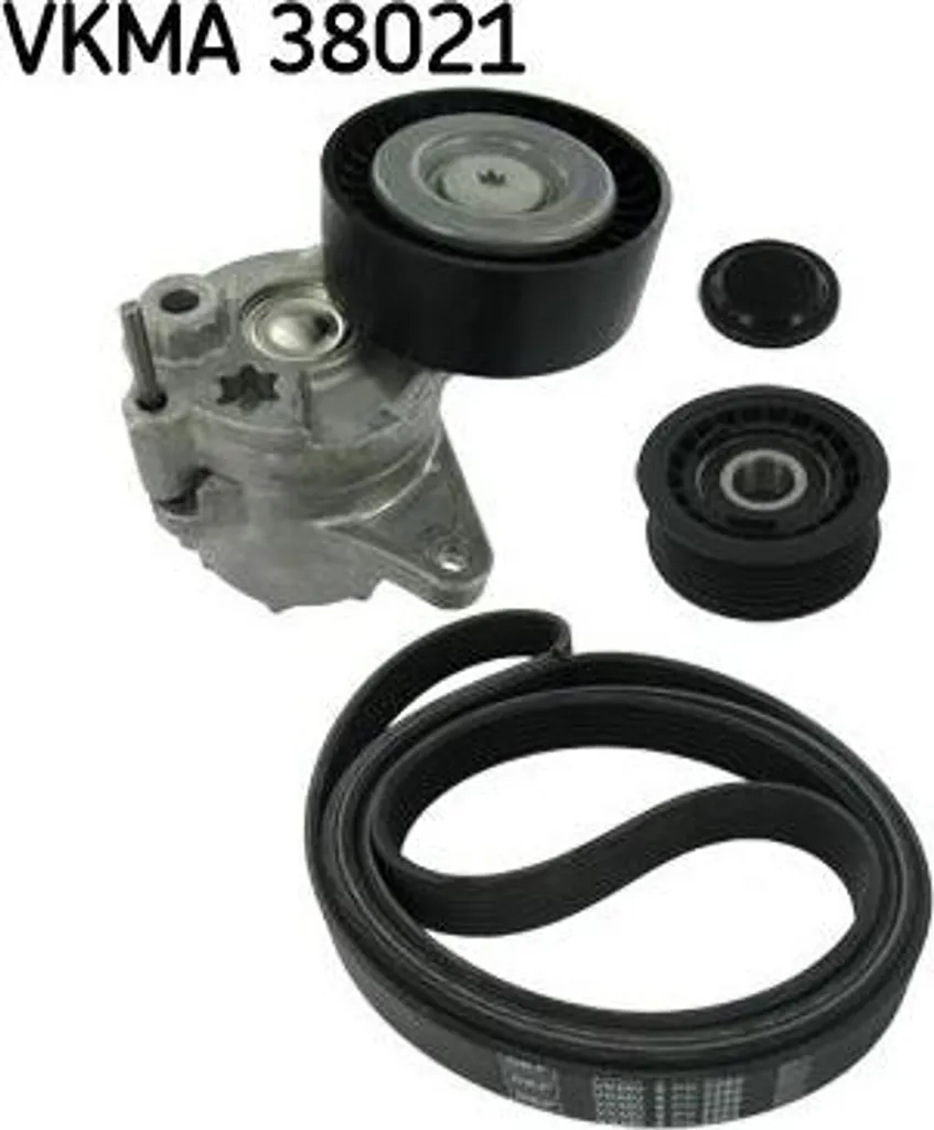 Éliminez les bruits moteur avec le kit courroie SKF VKMA 38021