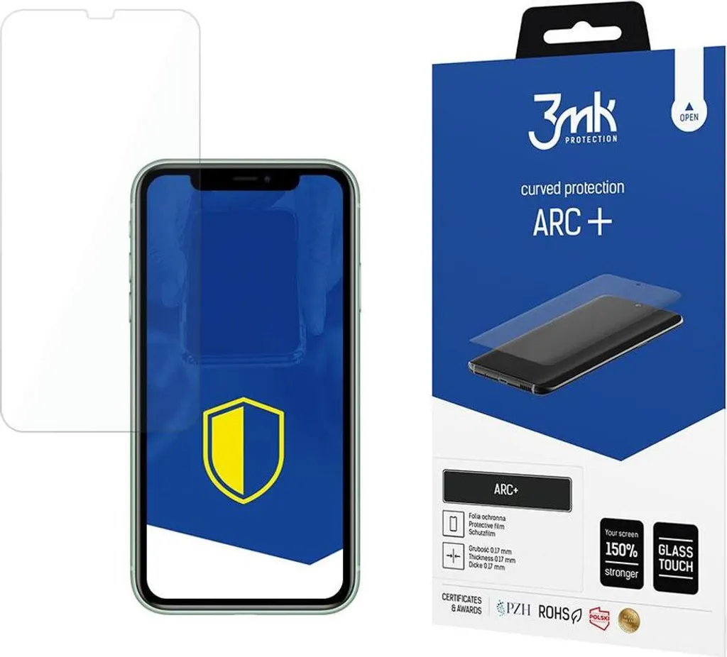 Pellicola iPhone 11 e XR 3mk ARC+ Pro: Basta Bolle e Graffi!