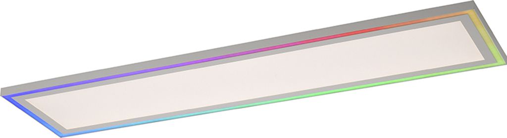 Selltec LED Deckenleuchte Panel Digital RGB + CCT Farbwechsel dimmbar per Fernbedienung Wohnzimmer, Flur, Büro, Arbeitszimmer