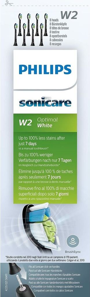 Zestaw zapasowych końcówek PHILIPS Sonicare W Optimal, 8 Zdjęcie produktu 8