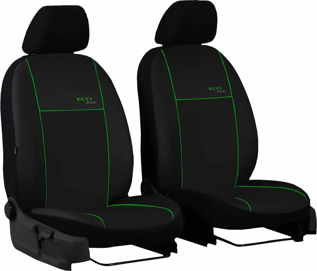 Set Coprisedili Auto Verdi per Honda Jazz II - Kit Anteriore 1+1 - 9