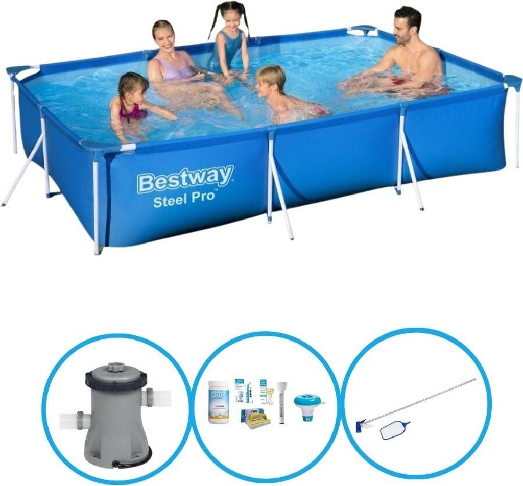 Bestway Pool Steel Pro - Pool Deal - 300x201x66 cm