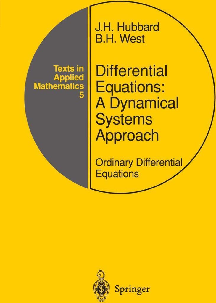 Differential Equations: A Dynamical Systems Approach