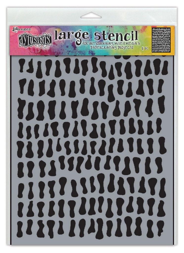 Ranger Tinte Ranger - Dylusions Schablonen Golden Nuggets groß