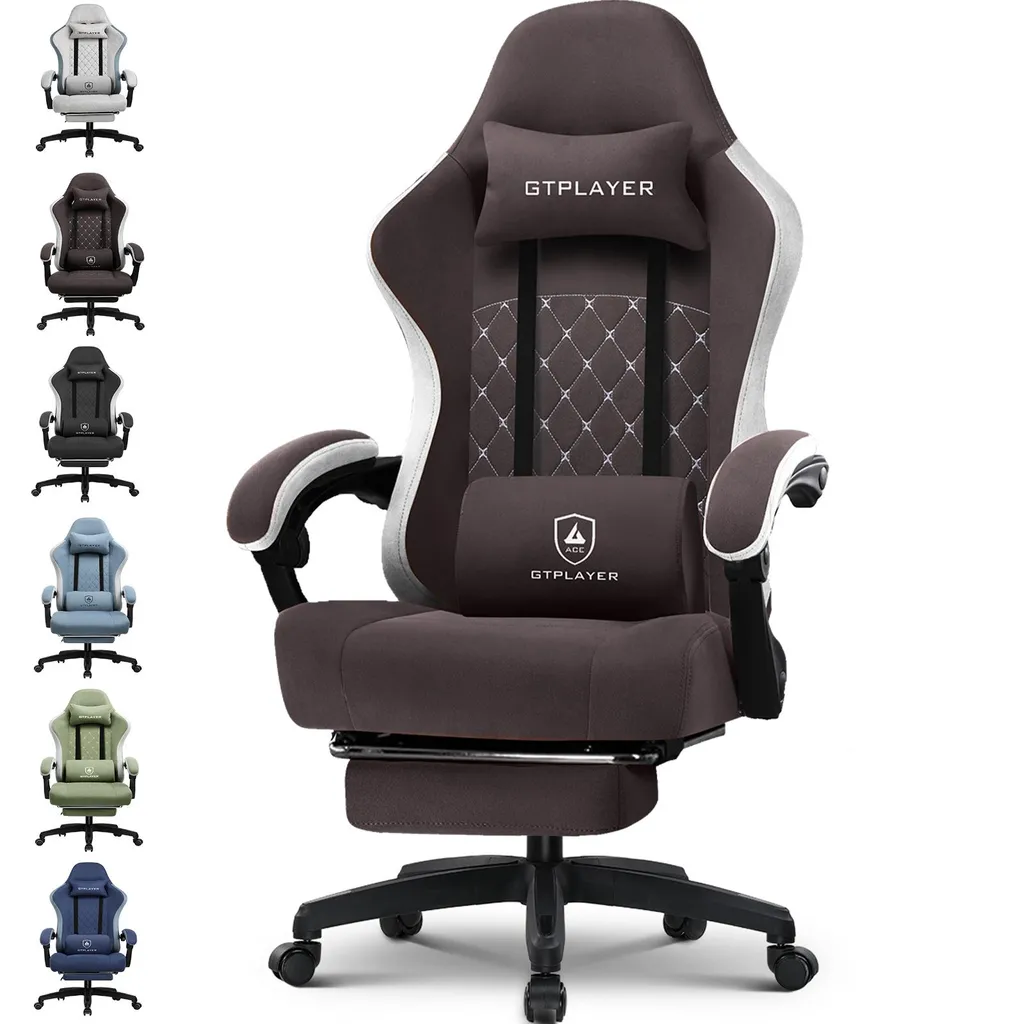 Fauteuil de jeu ergonomique : Finis les maux de dos avec le tissu GTPLAYER