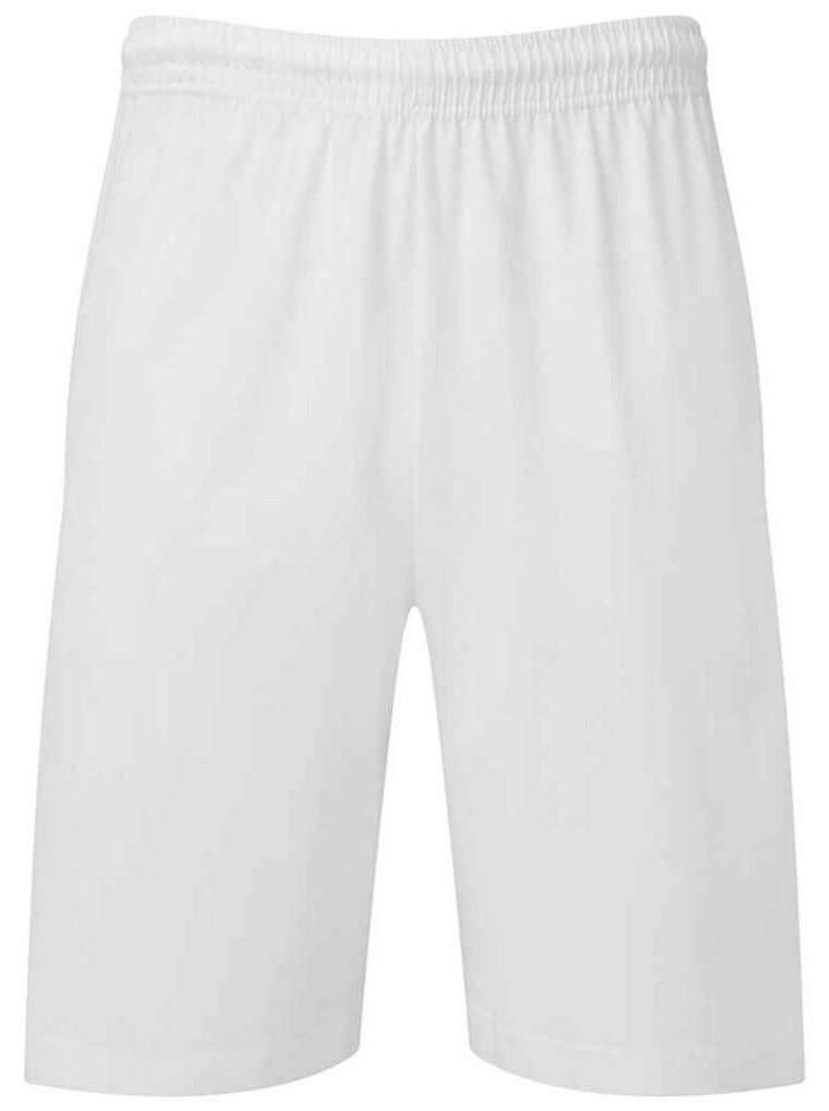 Fruit of the Loom - Shorts für Herren/Damen Unisex LT1749 (M) (Weiß)