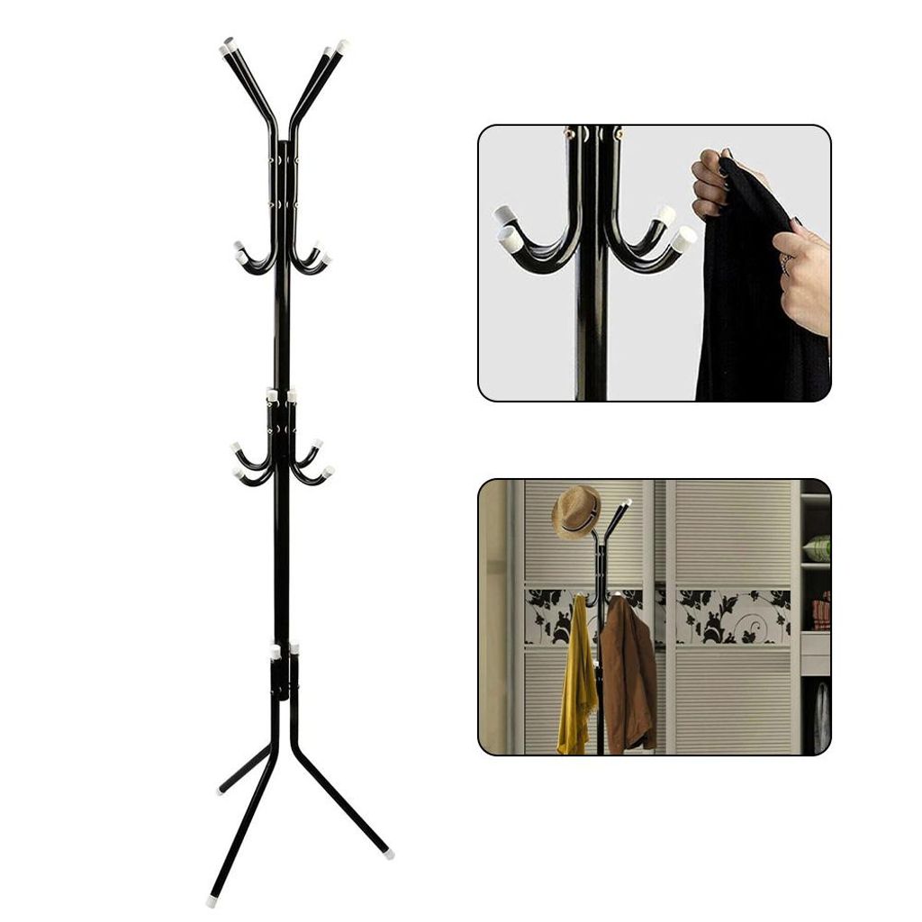 Cintre avec 12 crochets 175cm Porte-manteau Porte-manteau Image du produit 