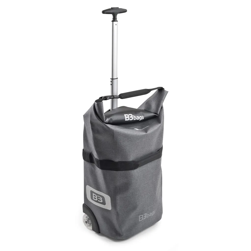 Sac B&W B3 gris chiné imperméable avec compartiments de rangement malins