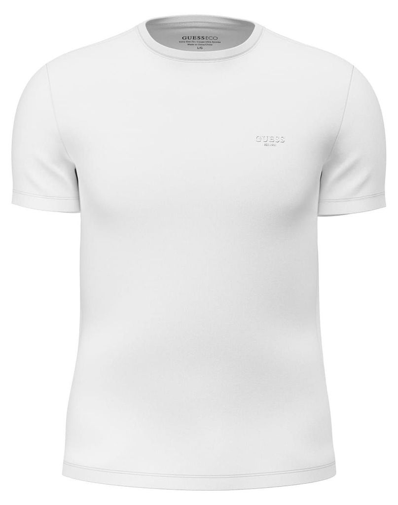 guess t-shirt uomo guess m6yi24 k3728 core extra g011 white Immagine del prodotto 