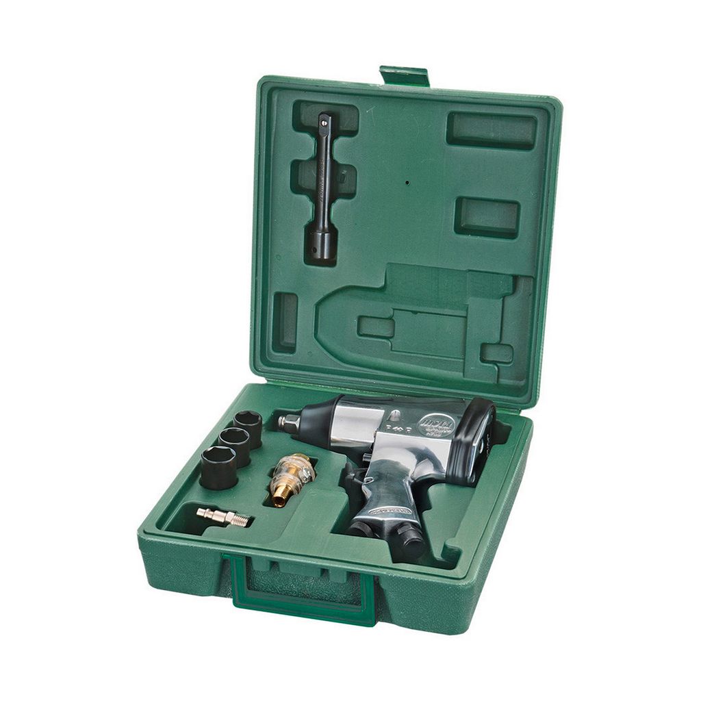 Schlagbohrerschlüssel 1/2" pneumatisch mit Kit AK700 320N, Druck 6,5 kg/cm² - Mota Herramientas
