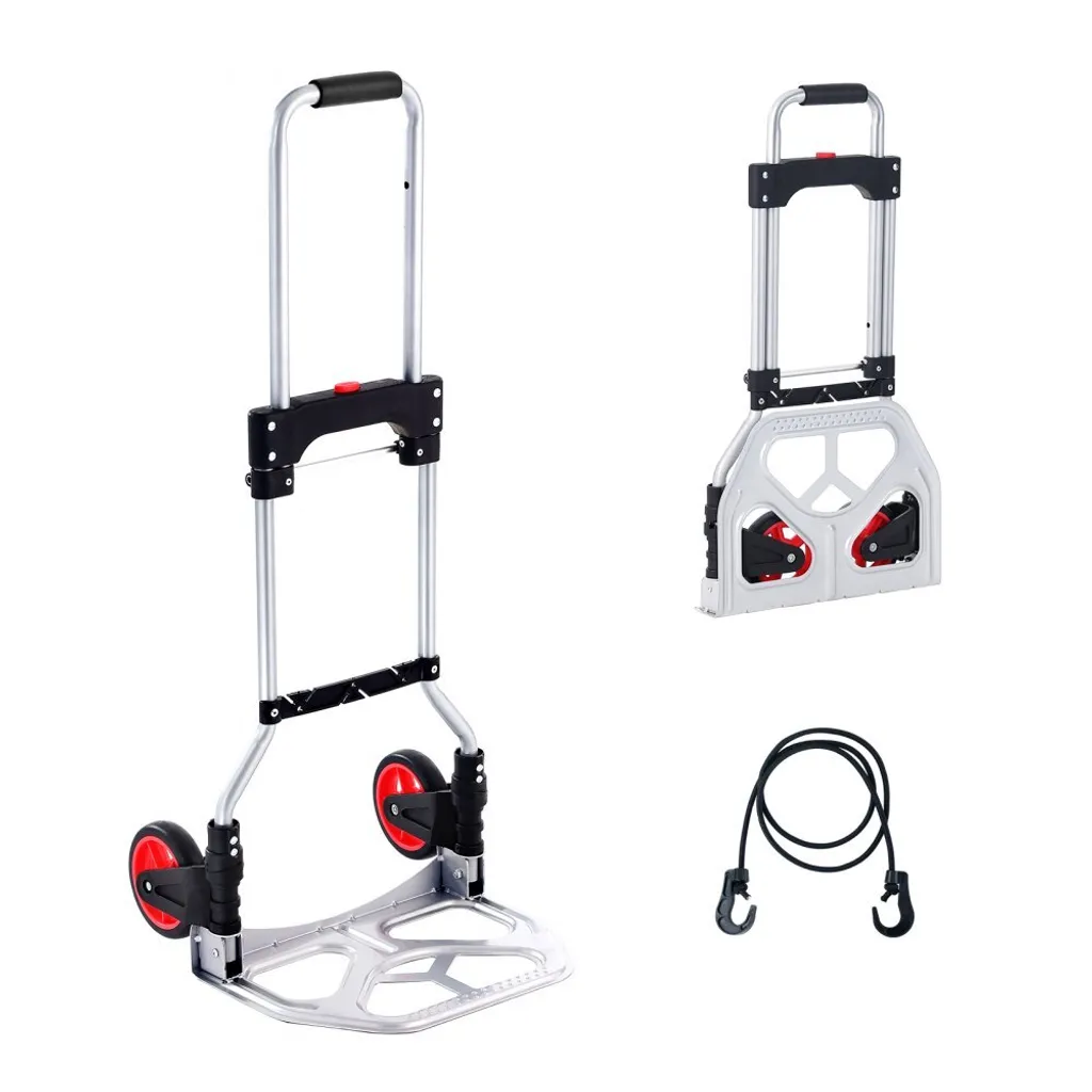 Trolley pliable de transport 80kg idéal pour courses et livraisons
