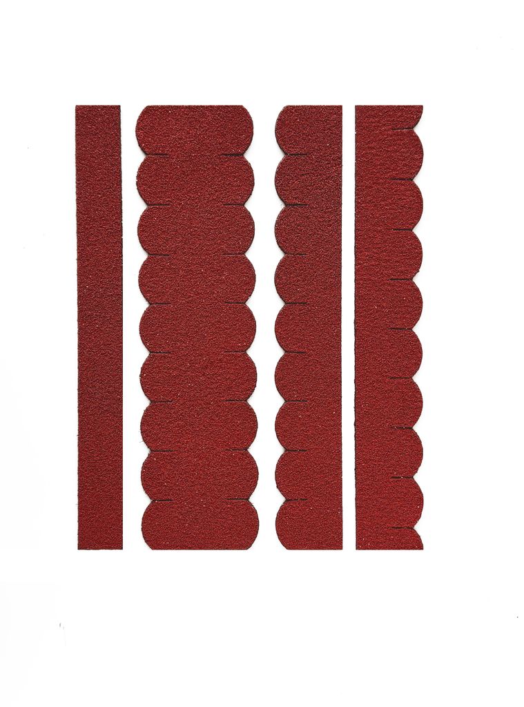1 Set Dachschindeln Biberschwanz (33 mm + 30 cm lang) rot 0,16 m² Vogelhaus Nistkasten
