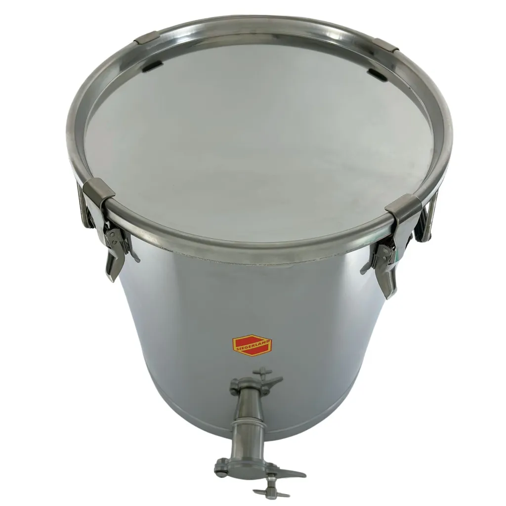 Récipient de remplissage Siegerland 35E en acier inoxydable de 35 kg