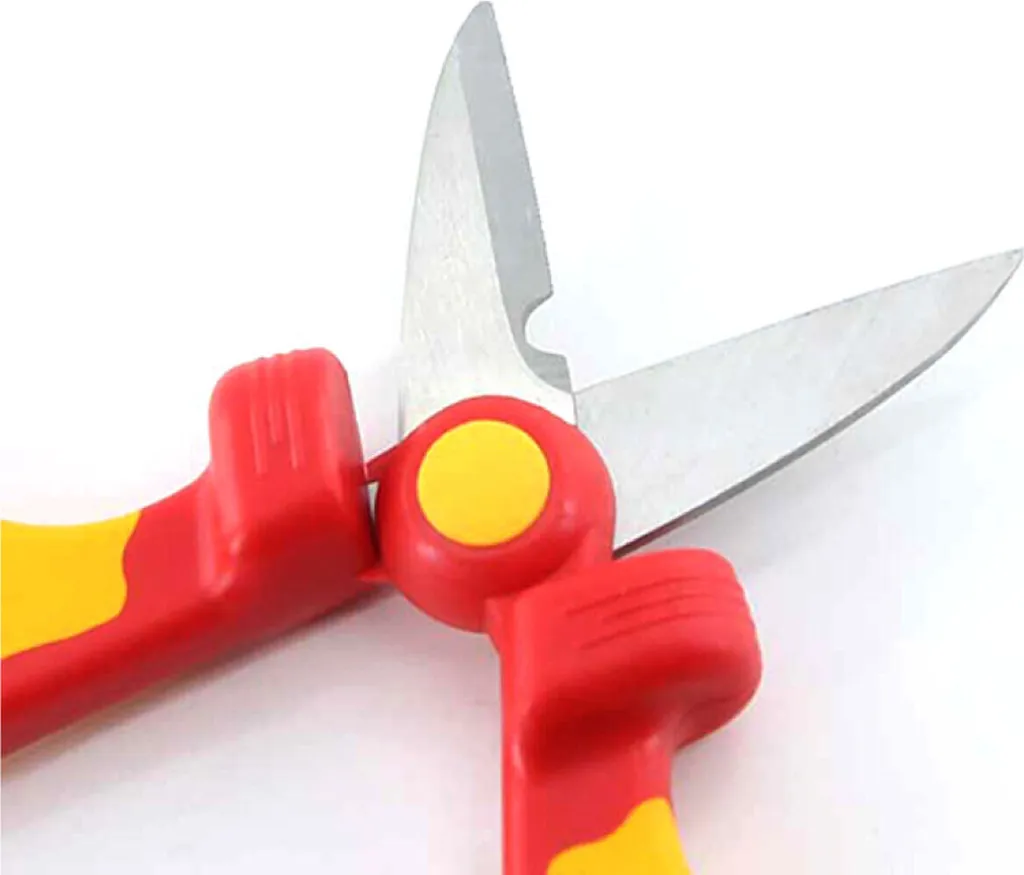 Ciseaux électricien Workpro 160mm pour câblage sécurisé et dénudage net - 2