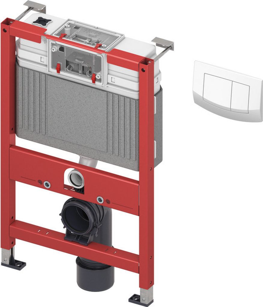 TECE base WC-Element Bauhöhe 820mm, mit Uni-Spülkasten