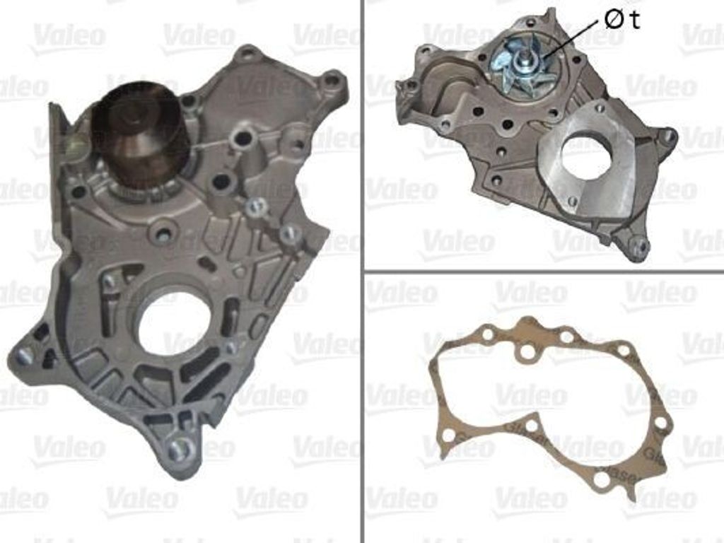 VALEO 506849 - OE PA10127 Wasserpumpe für Corolla Verso (E12), Corolla (E12), Avensis (T25)