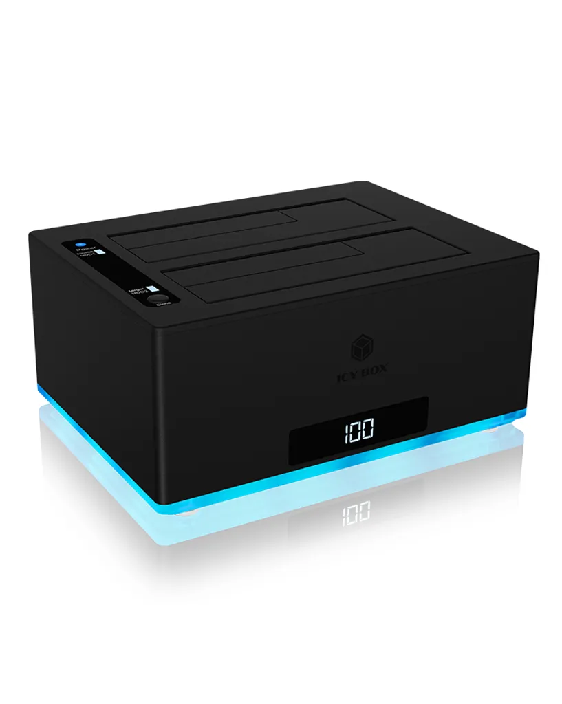 Solution de sauvegarde RaidSonic IB-127CL-U3 pour migration SSD et HDD
