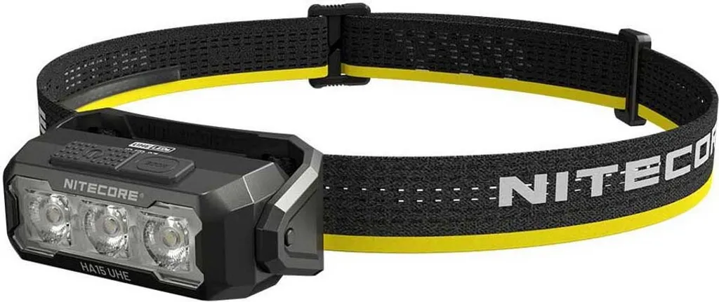 Nitecore HA15 UHE Nera - Torcia Frontale Minimal 400 Lumen per Running