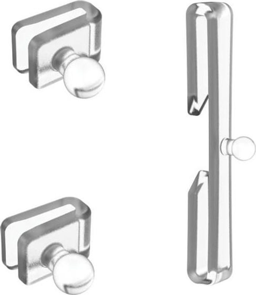 Befestigung Des Abbrechbaren/Abreissbaren Pfostenbandes Am Brillenband 4,5 - 3 Stück (Ersatzteile)