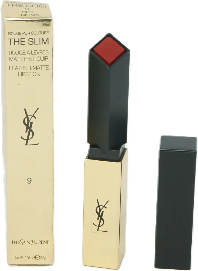 Rouge à Lèvres Mat YSL 09 Red Enigma : Couleur Intense sans Dessécher