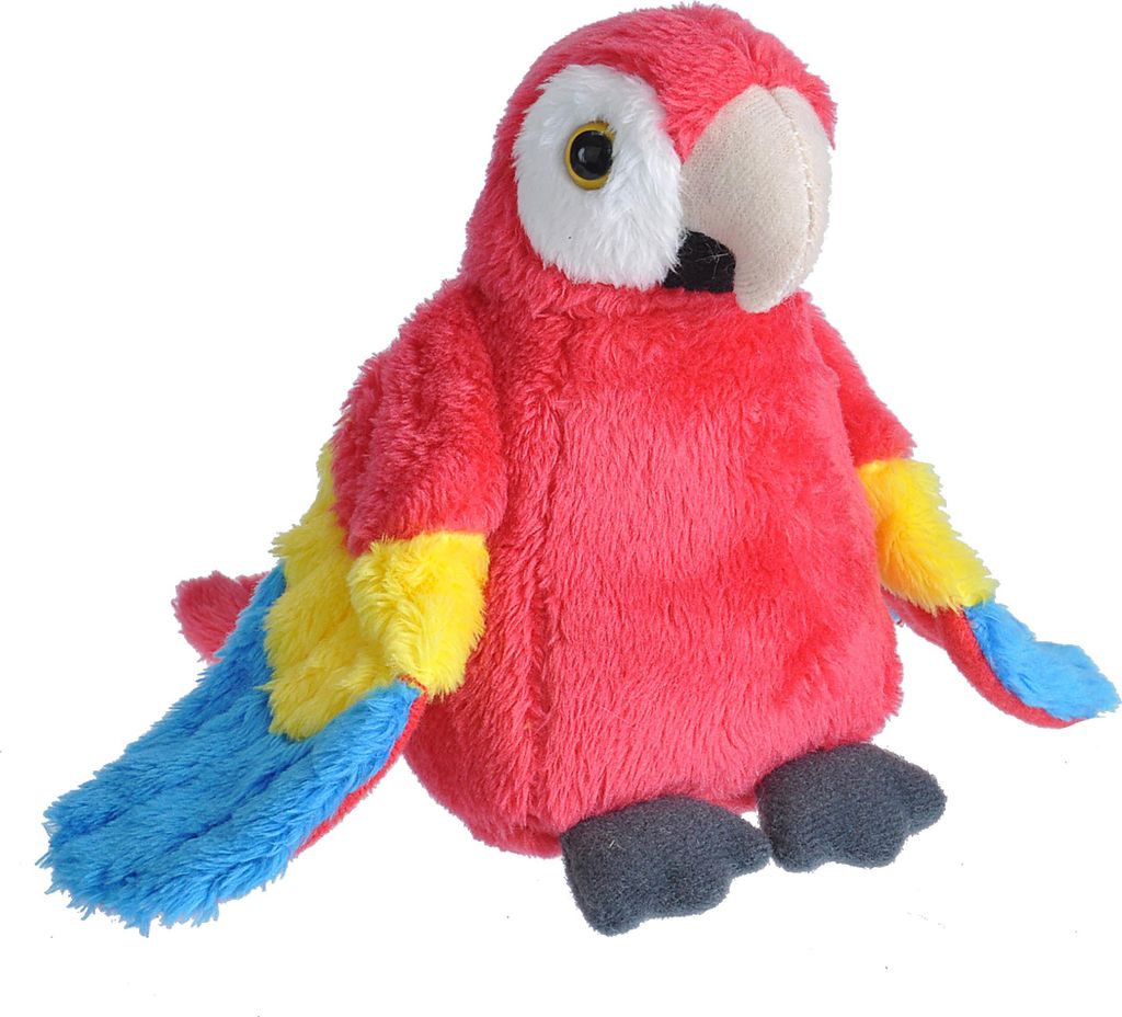 Wild Republic Stofftier Papagei - 13 cm - mehrfarbig - Produktbild 