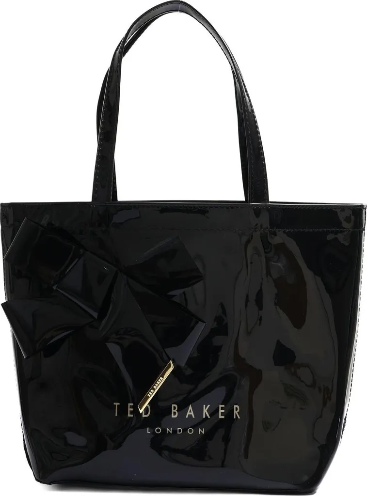 Sac Cabas Femme Noir Ted Baker Nikicon Grand Modèle avec Nœud Chic