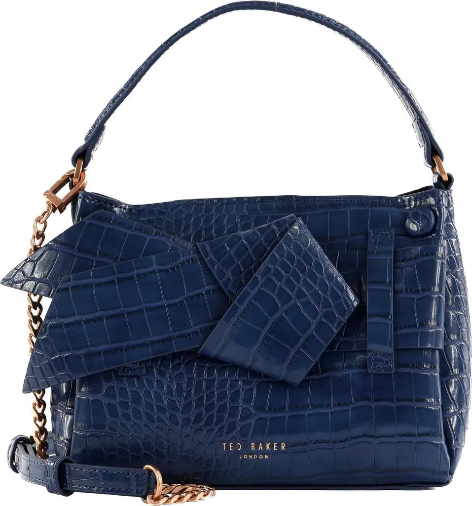 Sac Ted Baker Ssansa bleu parfait pour soirée et mariage avec petit nœud