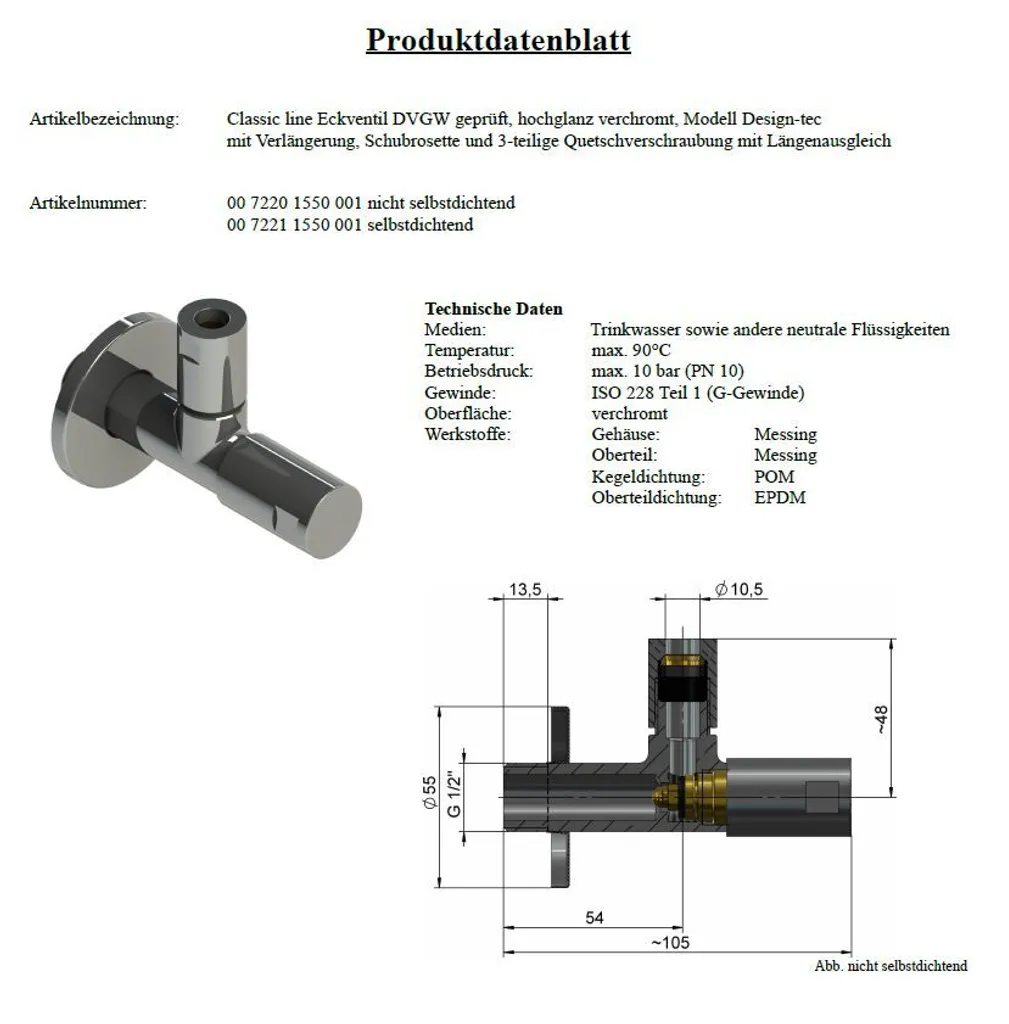 Rubinetto Maya Js Design-Tec 1/2" | Finitura Cromo Lucido Design - Prezzo - 4