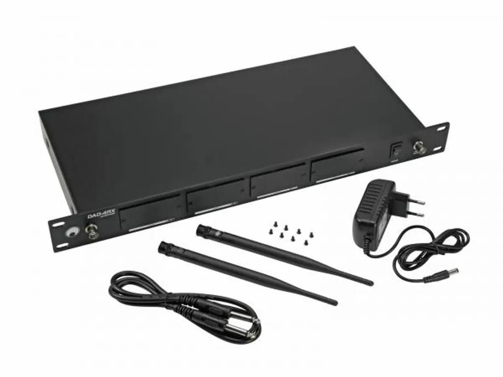 Boîtier OMNITRONIC DAD-4RX : solution 4 canaux pour modules MOM DAD