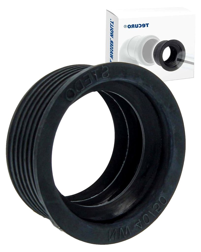 Siphon-Gummimanschette für Abflussrohr Außen Ø 50 mm x Innen Ø 40 mm