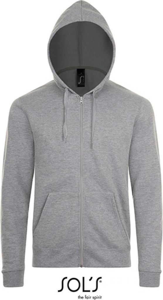 SOLs 01714 | Herren Stone Sweat / Molton innen angeraut - Farbe: Grey Melange - Größe: M