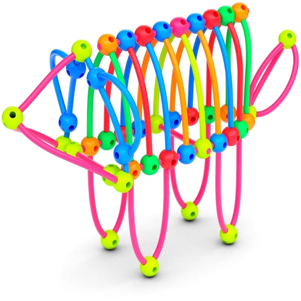 Bâtonnets de construction souples Meli Stik Neon 600 pour structures - 4