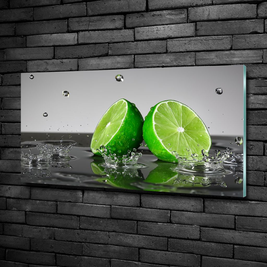 Glas-Bild Wandbilder Druck auf Glas 100x50 Deko Essen & Getränke Orangen Wasser