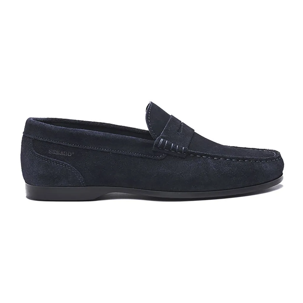 Mocassins Sebago Byron en daim marine pointure 43 pour homme chic