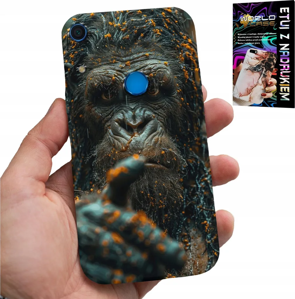 Custodia Huawei Y6S Scimmia e Gorilla con Vetro Temperato Omaggio