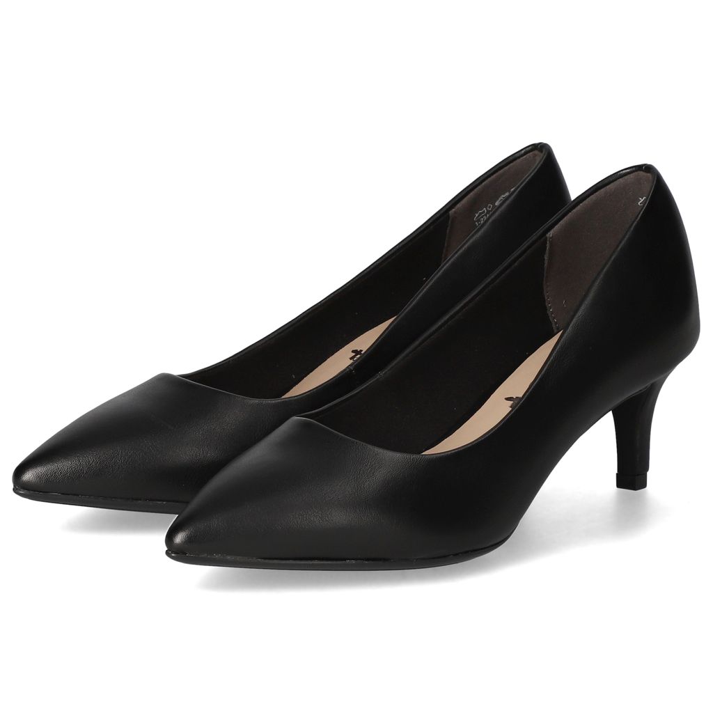Tamaris Damen Pumps einfarbiges Design spitz Pfennigabsatz Produktbild 14