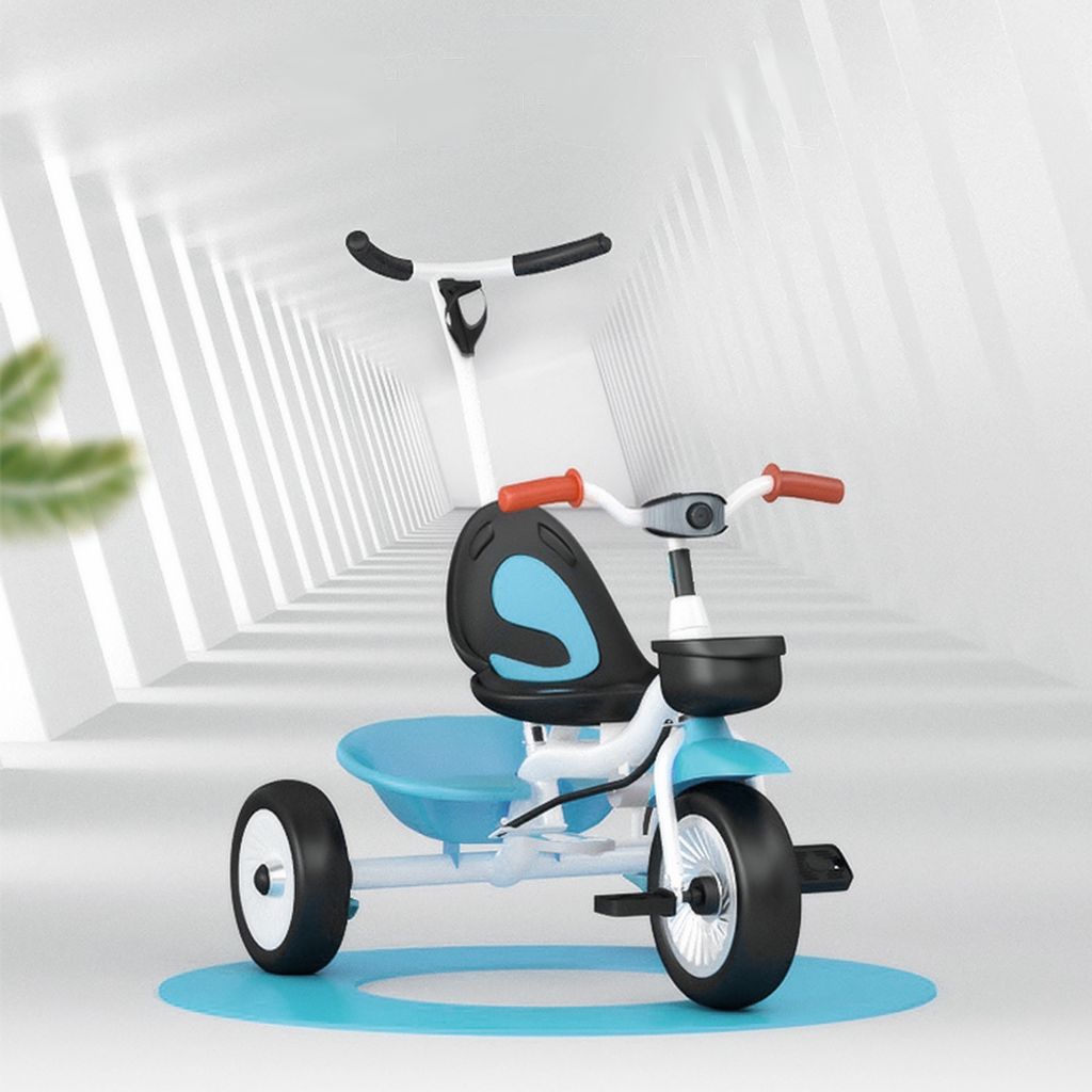 Dreirad für Kinder Kinderdreirad mit Schubstange Tricycle mit Lenk stange 