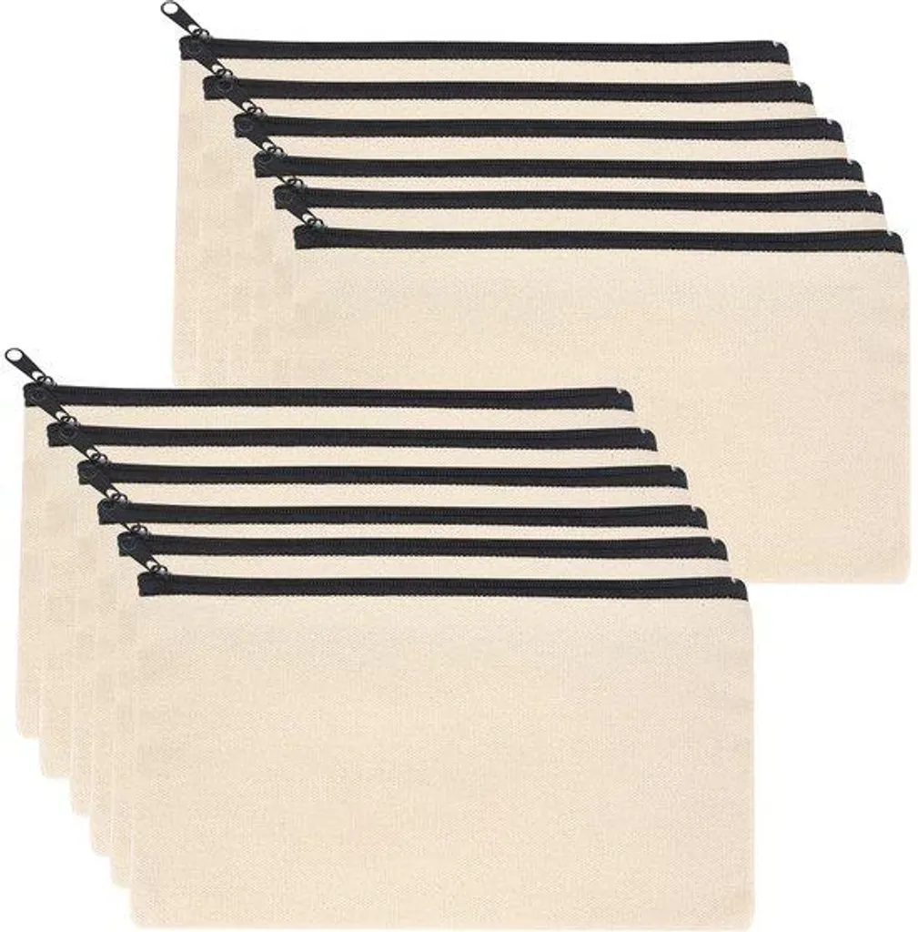 Pochette de voyage zippée 21x12 cm pour accessoires et documents