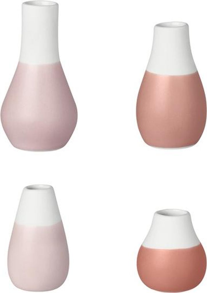 Räder Mini Pastellvasen 4er Set pudertöne D.4cm, H.4,5-8cm Zdjęcie produktu 