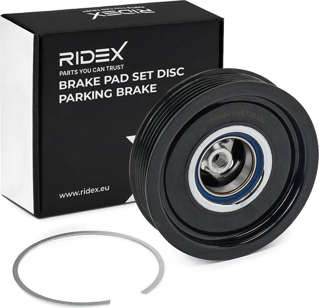 RIDEX 1236M0020 Magnetkupplung Klimakompressor passend für MERCEDES-BENZ C-Klasse Limousine (W204) Klimaanlage A/C