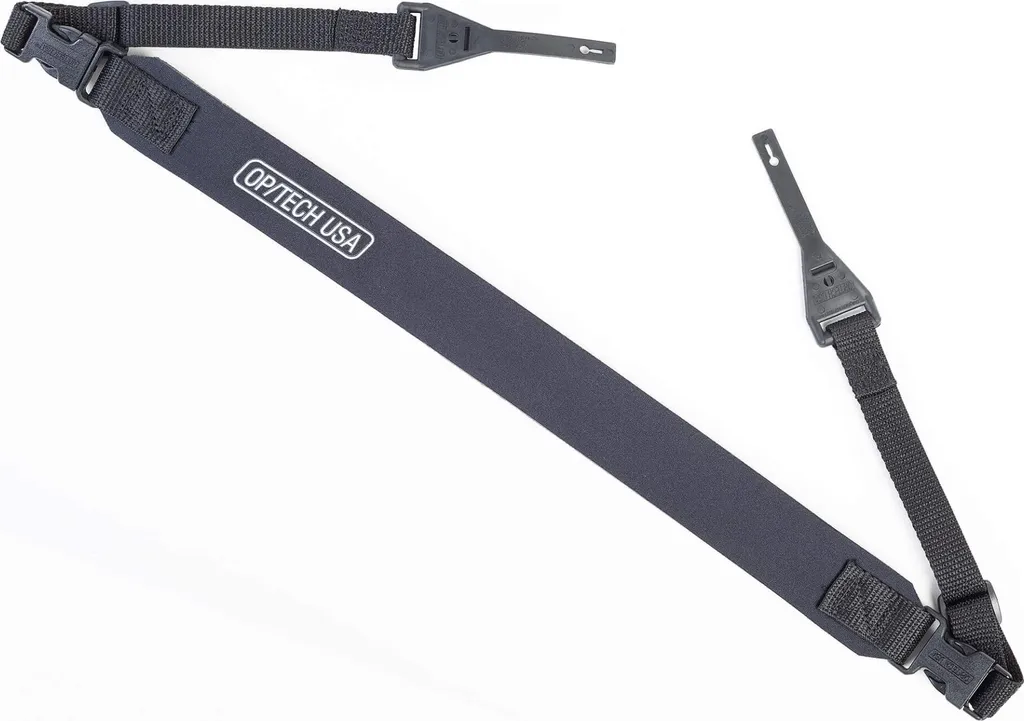 Cinghia OP/TECH 2.0 Fashion-Strap Nero | Tracolla Neoprene per Reflex