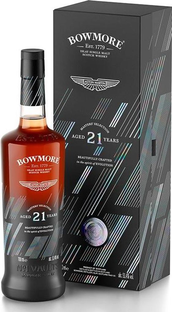 Bowmore 21 Years Aston Martin Edition 2024 + Box 700ml 51,4% Vol.