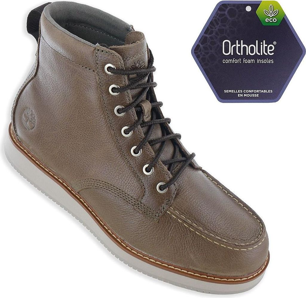 TIMBERLAND Redwood Edge Mid Lace Boot - Herren Stiefel Boots Leder Braun TB0A6CUT-W01 , EU 45.5 US 11.5