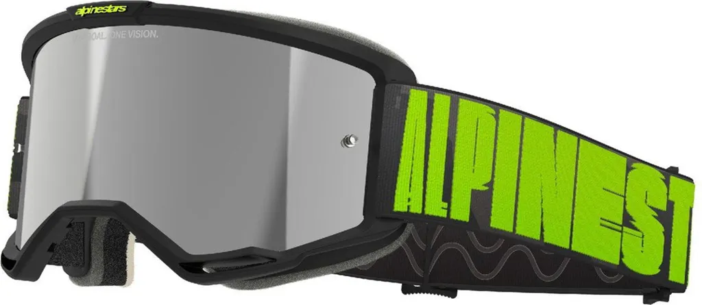 Masque Alpinestars Vision 5 Hollow 2025 Plexi Argenté Miroir et Buée