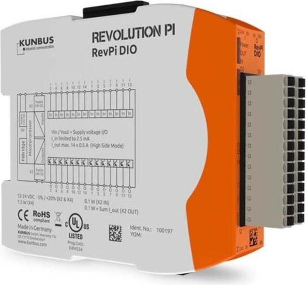 KUNBUS Revolution PI Signalmodul RevPi DIO PR100197